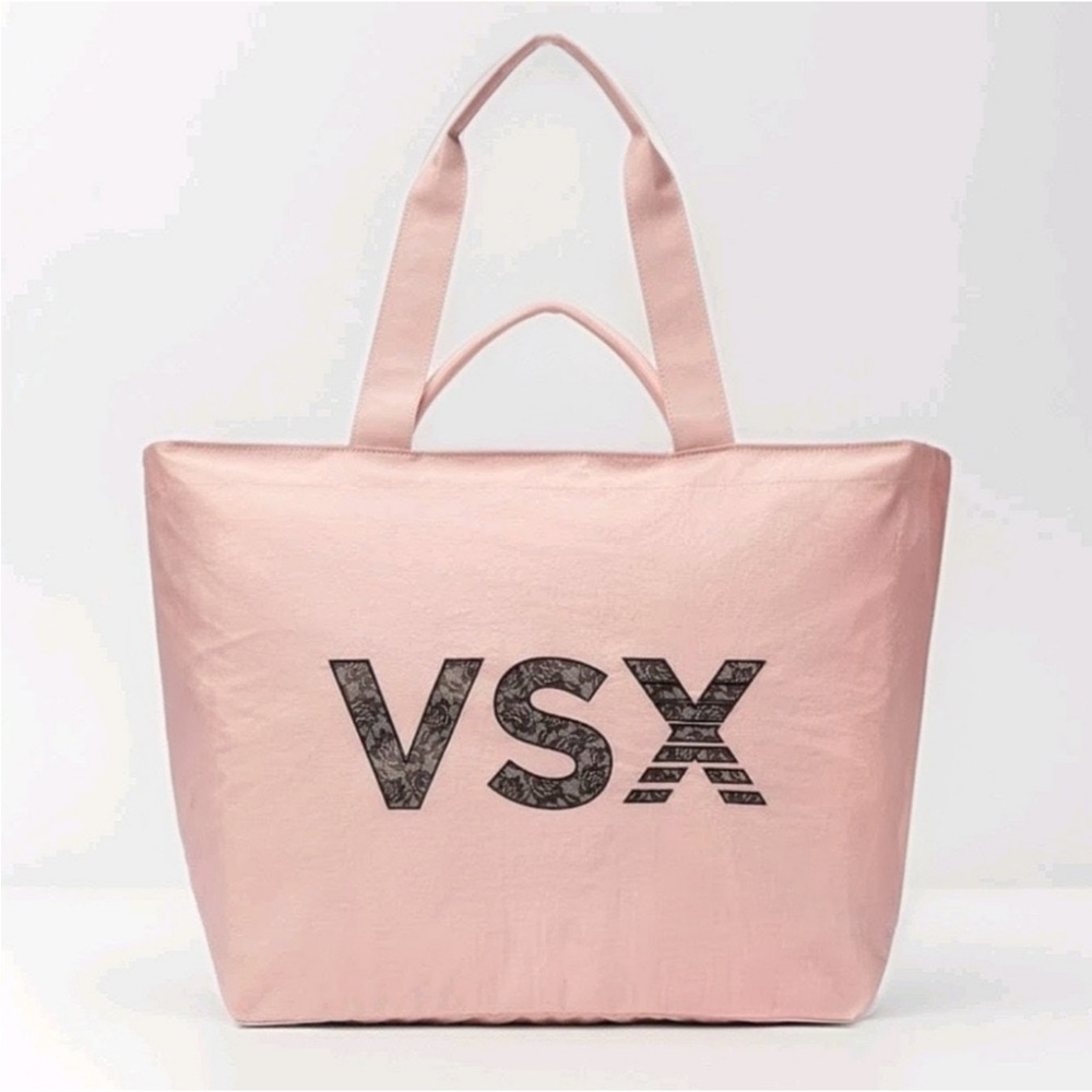 NEW Victoria’s Secret VSX Tote Bag Pink Gym Weekender NWT